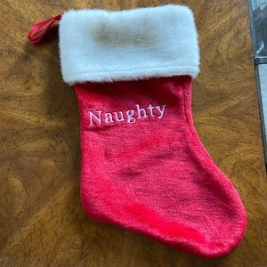 Naughty / Nice Christmas Stocking